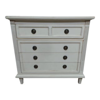 Gustavian Style 4 Drawer Chest For Sale