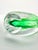 Green 1990s Adam Jablonski Art Glass Teardrop “Pear” Green Paperweight Sculpture For Sale - Image 8 of 8