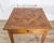 19th Century 19th Century Walnut Side Table with Geometric Parquetry Top and Drawer For Sale - Image 5 of 11