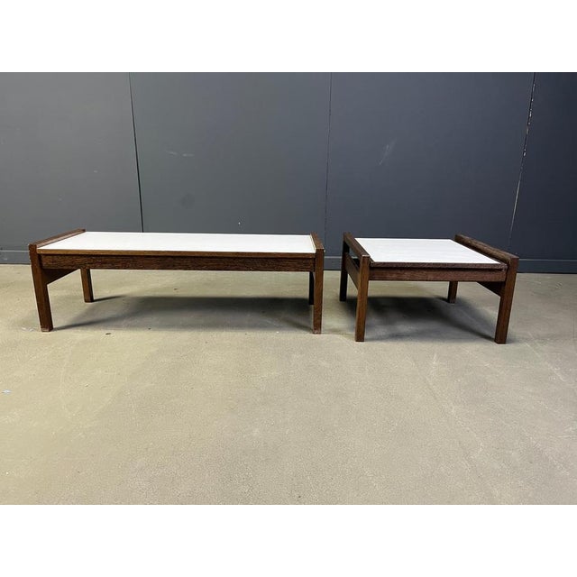 Belgian Coffee Tables in Wenge by Beaufort, 1960s, Set of 2 For Sale - Image 3 of 13