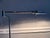 1970s Italian Postmodern Chrome & Glass Floor Swing Arm Adjustable Lamp With Pharmacy Shade and Relco Milano Dimmer For Sale - Image 4 of 12