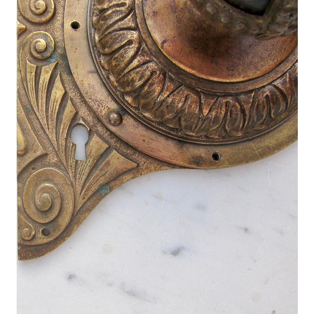 Bronze Sculpted Handles and Knobs, 1900s, Set of 2 For Sale - Image 4 of 8