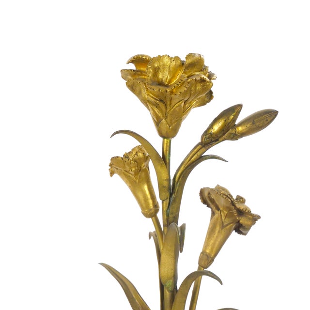 French Louis XVI Style Candelabra / White-Veined Red Marble & Gilt Bronze, 1885 For Sale - Image 10 of 18