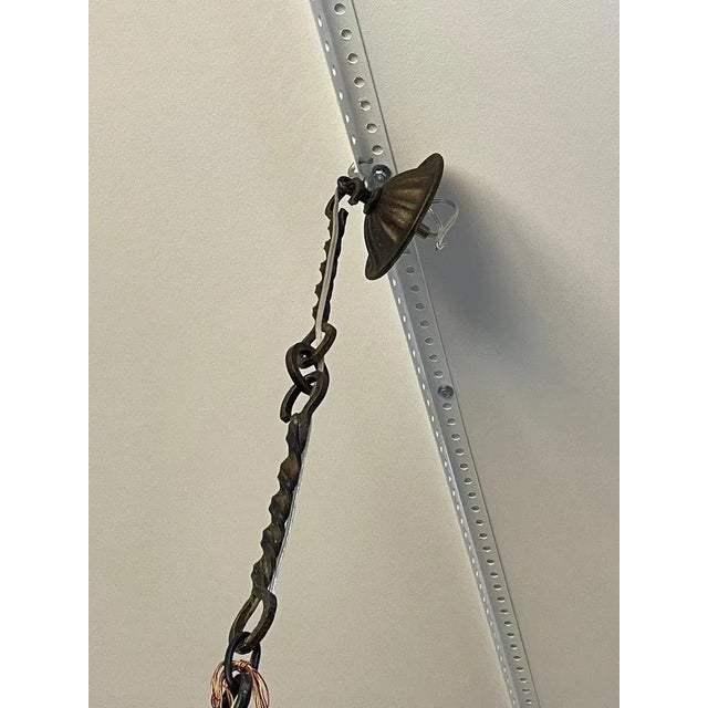 1920s Addison Mizner Attributed Spanish Colonial Revival Chandelier For Sale In West Palm - Image 6 of 13