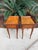Wood Vintage Baker Furniture French Provincial Louis XV Style Nightstands, Side Tables For Sale - Image 7 of 9