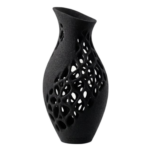 Blacksand Lab 3D-Printed Sand Lattice Vase by Blacksand Lab For Sale