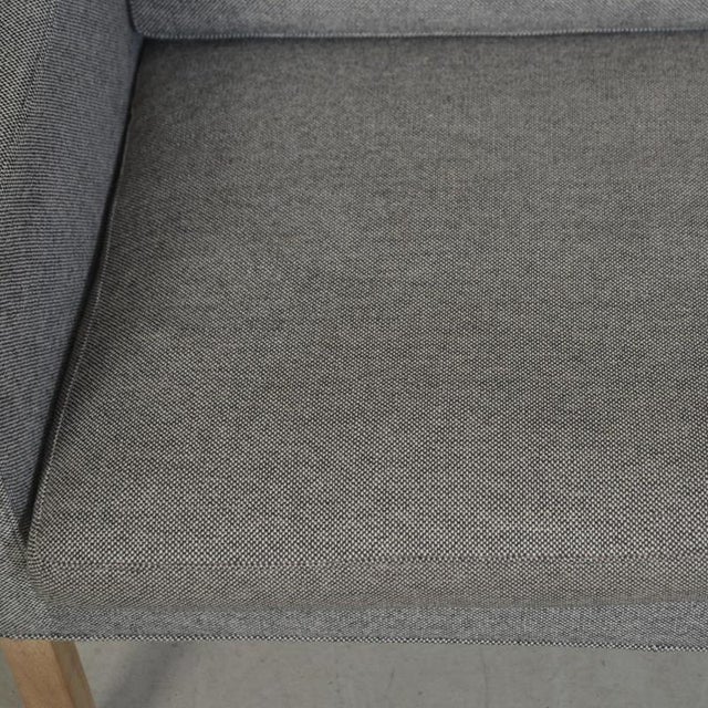 Gray Model 2209 3-Seater Sofa by Børge Mogensen with Grey Fabric from Hallingdal, 1980s For Sale - Image 8 of 18