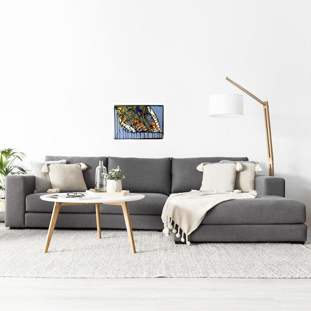 Mathias Wunderlich, Pharaoh's Dream, 2020, Acrylic on Paper For Sale - Image 3 of 4