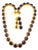 Bochic "Capri" Natural Blue Sapphire & Diamond Necklace & Earrings Set 18K Gold For Sale
