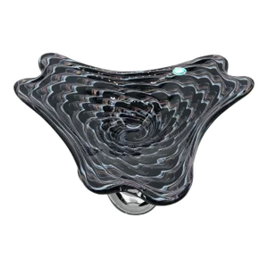 Murano Fratella Toso Glass Bowl/Compote - Balboa Venetian Glass