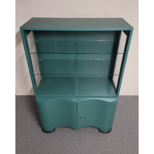 Vintage Art Deco Display Case, 1950s For Sale - Image 4 of 11