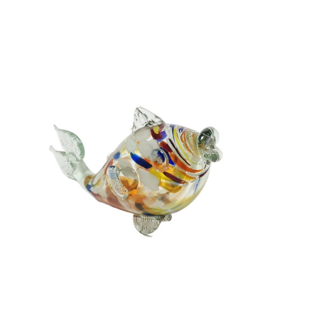 Fish Glass Figurine, Poland, 1960s For Sale - Image 4 of 10