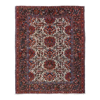 1960s Vintage Karajeh Rug 4'10'' x 6'2'' For Sale