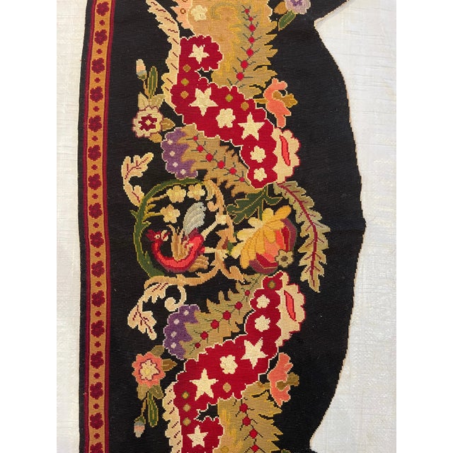 Antique Needlepoint Textile Art For Sale In Los Angeles - Image 6 of 9