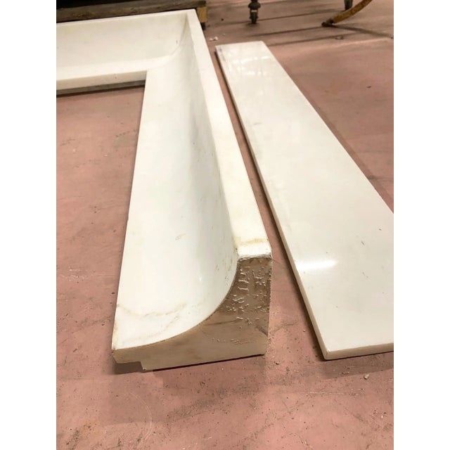 Contemporary Vintage Marble Fireplace, 1930s For Sale - Image 3 of 8