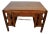 1900s Antique Mission Arts & Crafts Solid Tiger Oak Office Desk / Writing Desk For Sale