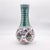 Handmade Ceramic “Gonca” Vase (25cm) – Emerald Green Neck & Tulip Garden Pattern – Mediterranean Home Decor For Sale - Image 6 of 7