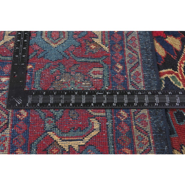 Textile Late 19th Century Persian Mahal Rug, 08'08 X 12'00 For Sale - Image 7 of 10