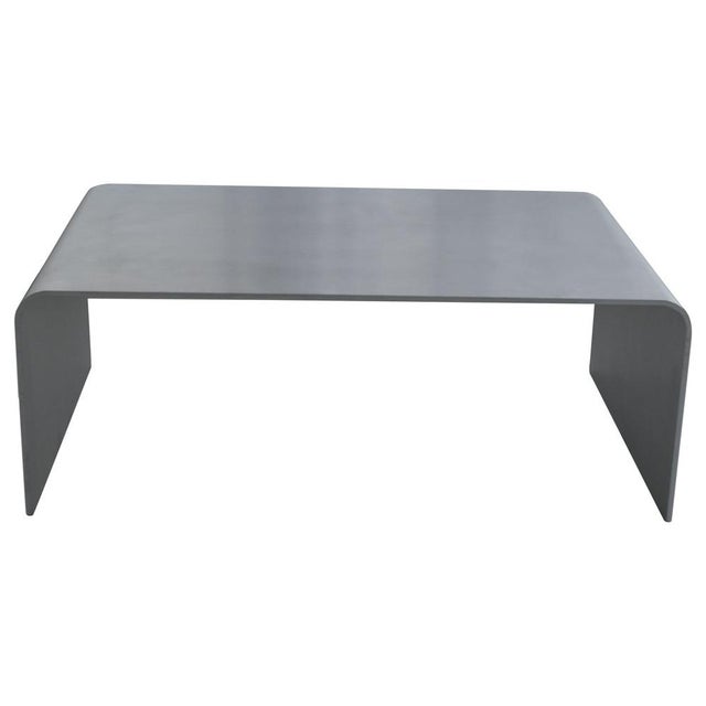 Small Flow Sculptural Waterfall Coffee Table in Aluminum by Veliento For Sale - Image 17 of 17
