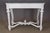 Late 19th Century William Kent Style English Hall or Console Table. White With Marble Top For Sale - Image 4 of 6
