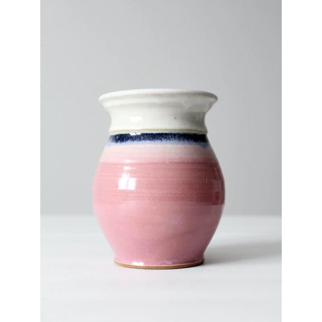 Studio Pottery Vase For Sale - Image 6 of 10