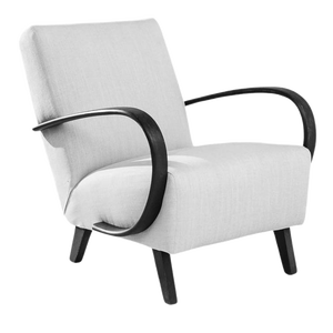 1950s Czech Wooden Armchair by J. Halabala