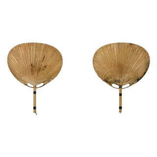 Uchiwa Wall Lamps by Ingo Maurer for M Design, 1970s, Set of 2 For Sale