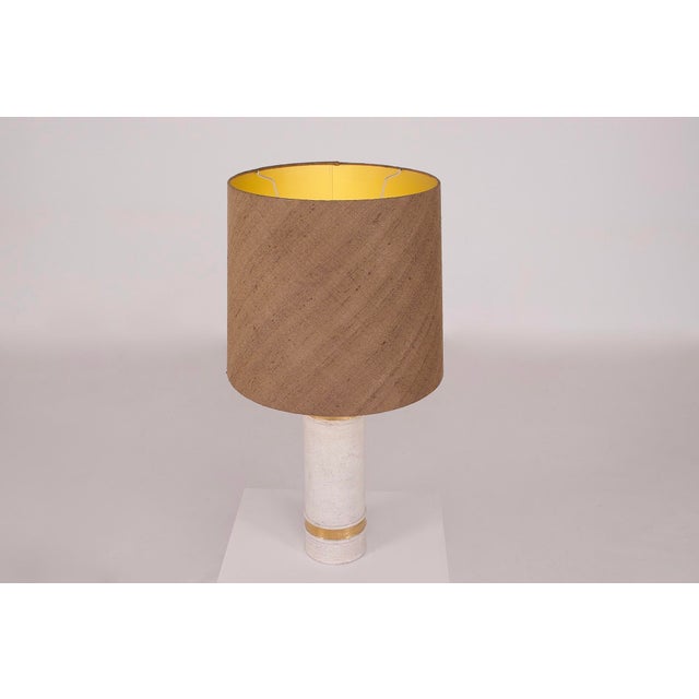 Ceramic lamp created by the guido bitossi factory in florence for the swedish publisher bergboms, edition from the 1970s....