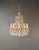 Antique French Italian Crystal Chandeliers Brass Rococo Style Restored - a Pair For Sale - Image 4 of 11