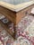 Louis XIII Style Flat Desk in Walnut and Leather For Sale - Image 4 of 9