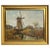 Brown Anthony Thieme Windmill Landscape Oil Painting For Sale - Image 8 of 9