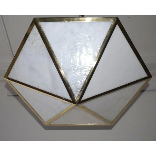 1960s Large Ceiling Lamp by Josef Hoffmann for J. T. Kalmar, 1960s For Sale - Image 5 of 7