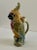 French Country Early French Majolica Keller & Guerin St. Clement Parrot Pitcher Decanter For Sale - Image 3 of 11