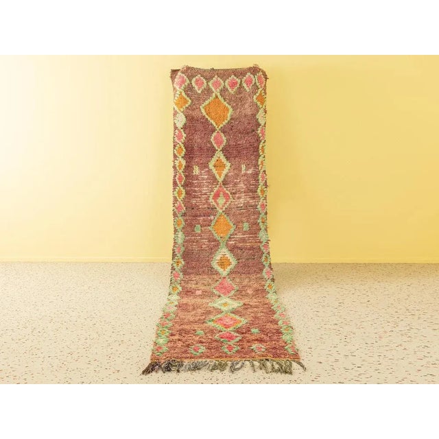 This boujad is a vintage Berber carpet that consists of 100% high quality new wool; soft and cozy under your feet. Our...