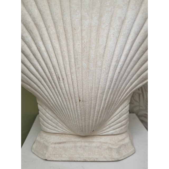 1980s Vintage Nautilus Shell Lamp - Rewired Reshaded For Sale - Image 5 of 7