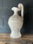 Vintage Textured Textile Covered Vase With Handle For Sale - Image 14 of 16