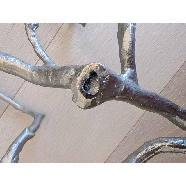2010s West Elm Manzanita Silver Jewelry Branch For Sale - Image 5 of 5