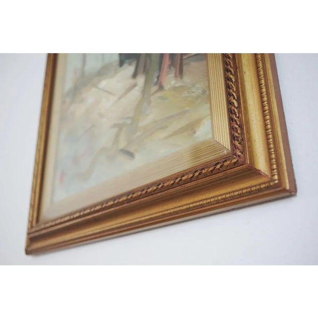 Paintings, Oil on Canvas, Moretti, 1970, Set of 3 For Sale - Image 4 of 18
