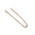 Early 21st Century 14k Rose Gold 0.41ctw Pave Diamond Barrel Rondelle Charm Chain Link Bracelet For Sale - Image 5 of 8
