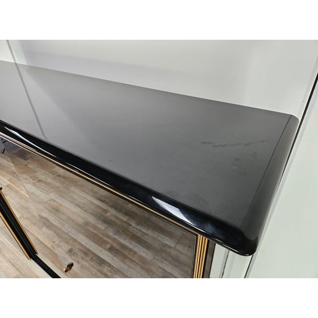 Metal Sideboard in Lacquered Wood with Illuminated Compartment by Pierre Cardin, 1970 For Sale - Image 7 of 18