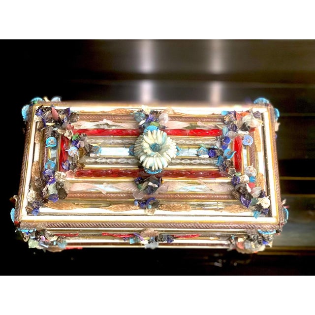 Murano Glass Jewel Box, 1930s For Sale - Image 10 of 15