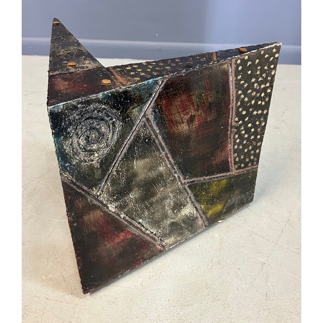 1967 Signed Pair of Paul Evans Exceedingly Rare Side Tables or Coffee Table For Sale - Image 10 of 17