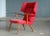 Danish 1950's Madsen and Schubell High Back Lounge Chair in Teak and Oak For Sale - Image 11 of 11