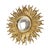 Vintage Gold-Leaf Gilt Sunburst Convex Mirror, 1960s For Sale - Image 12 of 18
