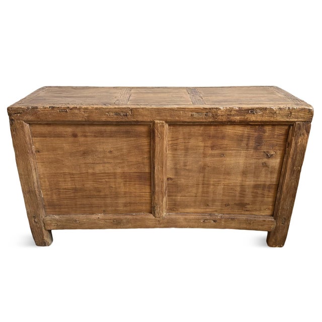 Antique Brick Elm Sideboard For Sale - Image 10 of 10