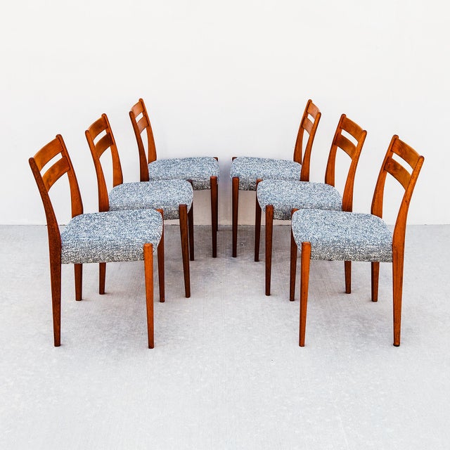 Restored 1970s Solid Teak Scandinavian Dining Chairs by Svegards For Sale - Image 10 of 12
