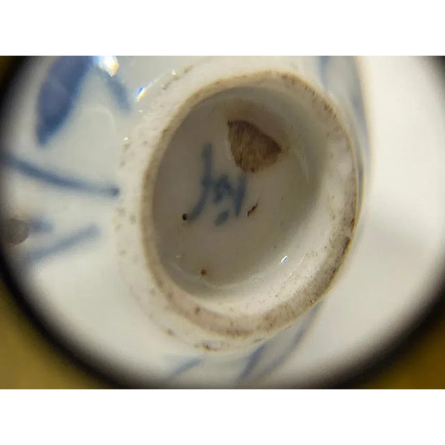 Blue Blue and White Dollhouse Miniature Vases in Chinese Porcelain, 18th Century, Set of 2 For Sale - Image 8 of 12