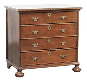 Antique English Oak Chest of Drawers, 1600s