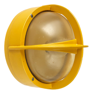 Mid-Century Danish Model Pirat Metal Outdoor Wall Lamp by Eva Koppel, Nils Koppel, Gert Edstrand for Nordisk Solar, 1960s