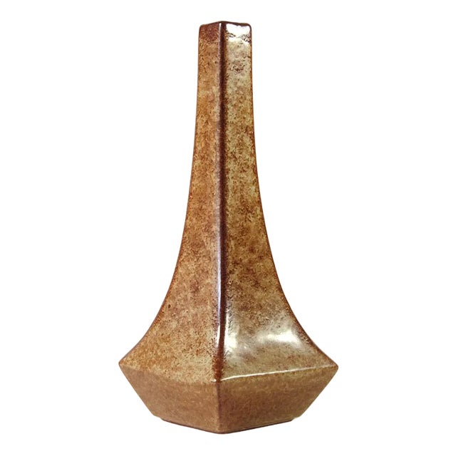 Italian Ceramic Vase by Roberto Rigon for Bertoncello, 1960s For Sale